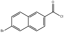 6-broMo-2-naphthoyl chloride Structure