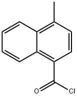 1-Naphthalenecarbonyl chloride, 4-methyl- (9CI) Structure