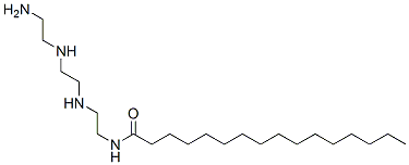 N-[2-[[2-[(2-aminoethyl)amino]ethyl]amino]ethyl]hexadecan-1-amide 结构式