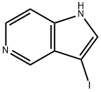 3-IODO-1H-PYRROLO[3,2-C]PYRIDINE Struktur