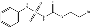 Carbamic acid, ((phenylamino)sulfonyl)-, 2-bromoethyl ester Struktur