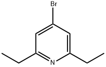 4-Bromo-2,6-diethyl-pyridine Struktur