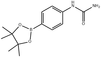 1-(4-(4,4,5,5-TETRAMETHYL-1,3,2-DIOXABOROLAN-2-YL)PHENYL)UREA 化学構造式