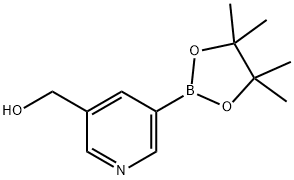 5-(羟甲基)吡啶-3-硼酸频哪醇酯, 877149-81-0, 结构式