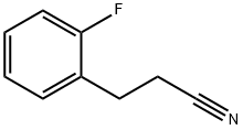 Benzenepropanenitrile, 2-fluoro- Structure