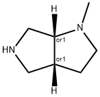 (3AS,6AS)-1-メチルオクタヒドロピロロ[3,4-B]ピロール二塩酸塩 化学構造式