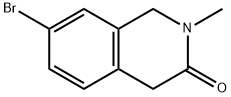 7-溴-1,4-二氢-2-甲基-3(2H)-异喹啉酮, 877265-10-6, 结构式