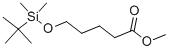 5-[[(1,1-dimethylethyl)dimethylsilyl]oxy]-Pentanoicacidmethylester Struktur