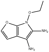 6H-Furo[2,3-b]pyrrole-4,5-diamine,  6-ethoxy- 结构式