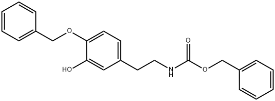 N-Benzyloxycarbonyl-4-O-benzyl Dopamine Struktur