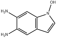 1H-Indole-5,6-diamine,  1-hydroxy- Structure