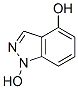 1H-Indazol-4-ol,  1-hydroxy- 结构式