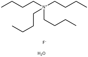 四丁基氟化铵三水合物,87749-50-6,结构式