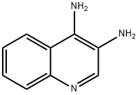 3,4-DIAMINOQUINOLINE 化学構造式