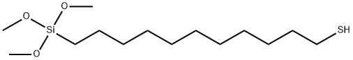 11-メルカプトウンデシルトリメトキシシラン,95% 化学構造式