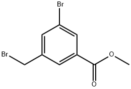 3-溴-5-溴甲基苯甲酸甲酯, 877624-40-3, 结构式