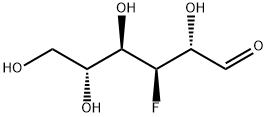 3-デオキシ-3-フルオロ-D-マンノース 化学構造式