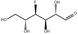 4-デオキシ-4-フルオロ-D-マンノース 化学構造式