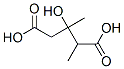 2,3-Dimethyl-3-hydroxyglutaric acid Struktur