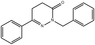 2-benzyl-6-phenyl-4,5-dihydropyridazin-3(2H)-one Struktur