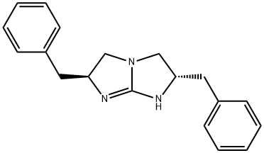 1H-IMidazo[1,2-a]iMidazole,2,3,5,6-tetrahydro-2,6-bis(phenylMethyl)-, (2S,6S)- Struktur