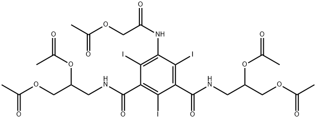N-DesMethyl IoMeprol Pentaacetate 结构式