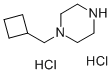 1-(环丁基甲基)哌嗪二盐酸盐 结构式