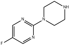 Pyrimidine, 5-fluoro-2-(1-piperazinyl)- (9CI) Struktur