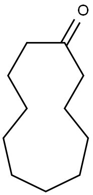 シクロウンデカン-1-オン 化学構造式