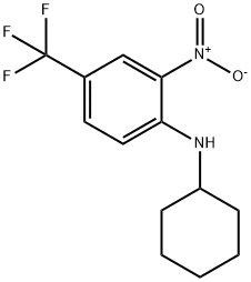 CYCLOHEXYL-(2-NITRO-4-TRIFLUOROMETHYL-PHENYL)-AMINE Structure