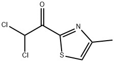 Ethanone, 2,2-dichloro-1-(4-methyl-2-thiazolyl)- (9CI) Structure