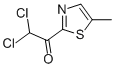 Ethanone, 2,2-dichloro-1-(5-methyl-2-thiazolyl)- (9CI) Structure