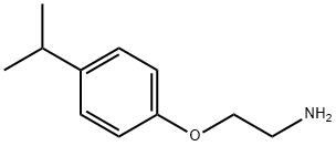 2-(4-イソプロピルフェノキシ)エタンアミン 化学構造式