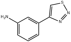 3-(1,2,3-噻二唑-4-基)苯胺, 878437-57-1, 结构式