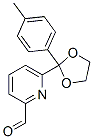 6-[2-(p-tolyl)-1,3-dioxolan-2-yl]pyridine-2-carbaldehyde Structure