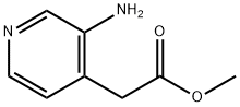 2-(3-氨基吡啶-4-基)乙酸甲酯 结构式