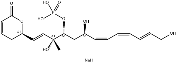 FOSTRIECIN SODIUM SALT Struktur