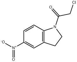 1-(CHLOROACETYL)-5-NITROINDOLINE Struktur