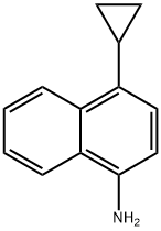 1-Naphthalenamine, 4-cyclopropyl- Struktur