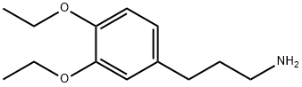 3-(3,4-ジエトキシフェニル)-1-プロパンアミン 化学構造式