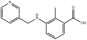2-甲基-3-((吡啶-3-基甲基)氨基)苯甲酸 结构式