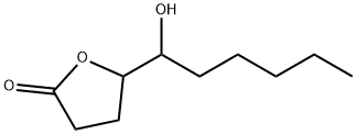 5-(1-羟基己基)二氢-2(3H)-呋喃酮, 87877-77-8, 结构式