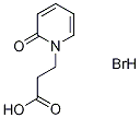 3-(2-Oxo-2H-pyridin-1-yl)-propionic acidhydrobromide Structure