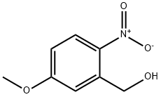 (5-メトキシ-2-ニトロフェニル)メタノール 化学構造式