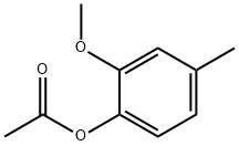 2-METHOXY-P-CRESOL ACETATE, 879-67-4, 结构式