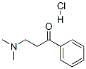 3-(ジメチルアミノ)プロピオフェノン塩酸塩 化学構造式