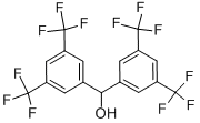 3,3',5,5'-テトラキス(トリフルオロメチル)ベンズヒドロール 化学構造式