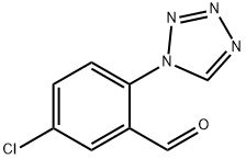 5-CHLORO-2-(1H-TETRAZOL-1-YL)BENZALDEHYDE Struktur