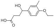 4-(4-ETHOXY-3-METHYL-PHENYL)-4-HYDROXY-BUTYRIC ACID 化学構造式