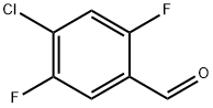 4-CHLORO-2,5-DIFLUOROBENZALDEHYDE Struktur